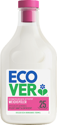 Weichspüler Apfelblüte & Mandel 25WL, 750 ml ECOVER