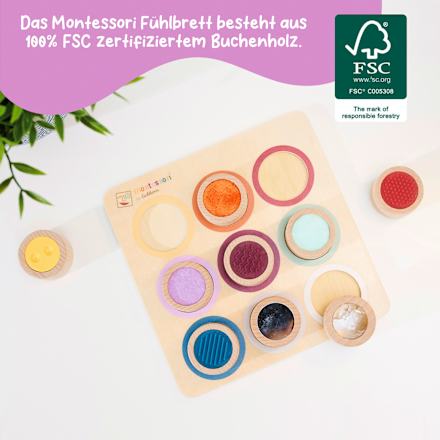 Fühlbrett Montessori, 1 St