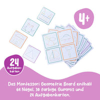 Geometriebrett Montessori, 1 St
