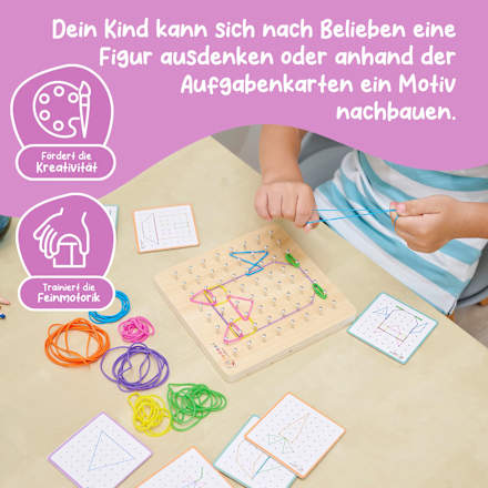Geometriebrett Montessori, 1 St