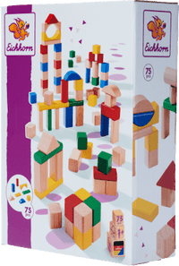Holzbausteine bunt/natur 75tlg, 1 St