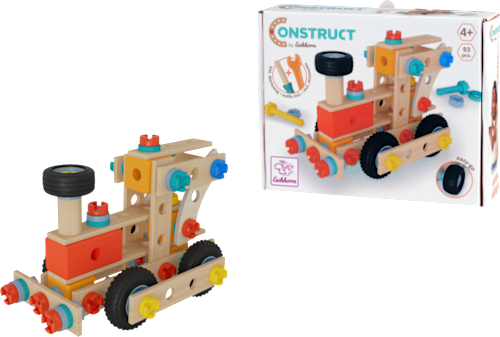 Holzspielzeug Construct Lokomotive, 1 St