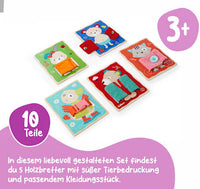 Lernbretter Holz + Stoff, 1 St