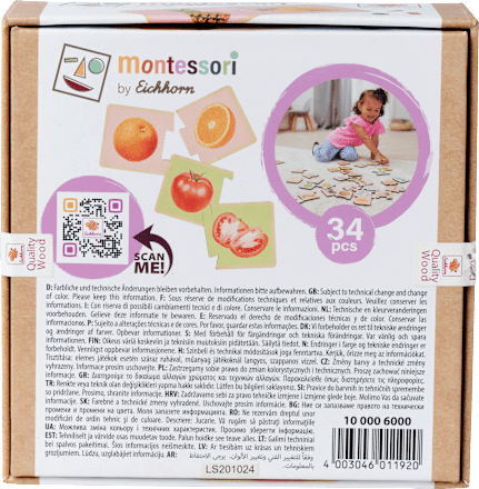 Puzzle Montessori, 1 St