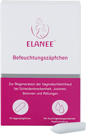 Hydraterende zetpillen, 10 stuks