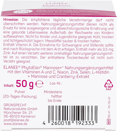 PhytoElan Mannose+, 50 g