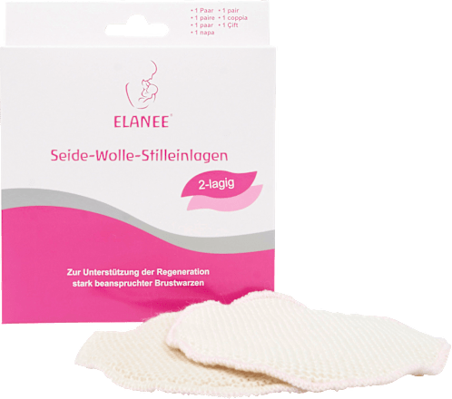 Stilleinlagen Seide-Wolle 2-lagig, 2 St