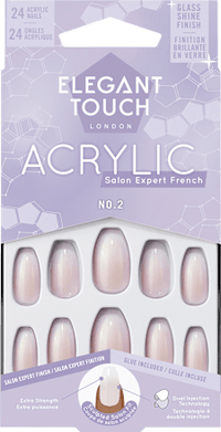 Kunstnagels Frans Acryl Nr. 2 Kist, 24 stuks