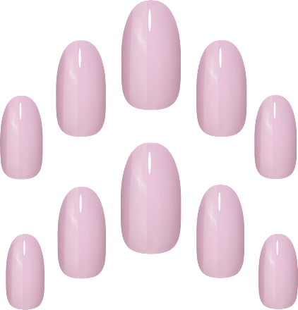 Künstliche Nägel Mauve Madness Oval, 24 St Elegant Touch