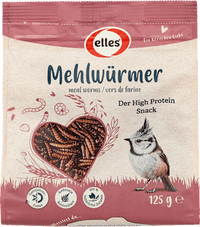 Vogelvoer strooivoer meelwormen, 125 g