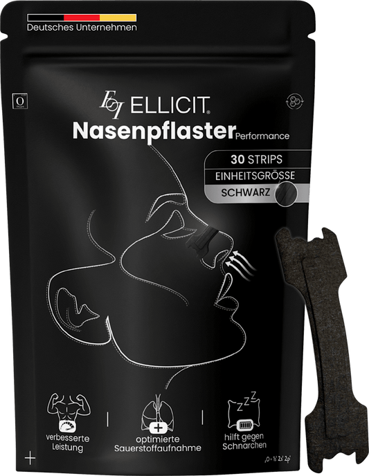 Patch nasal ELLICIT noir, 30 unités