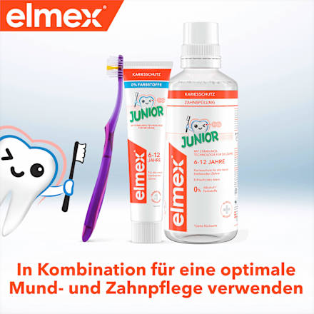 Mundspülung Kariesschutz Junior, 6-12 Jahren, 400 ml