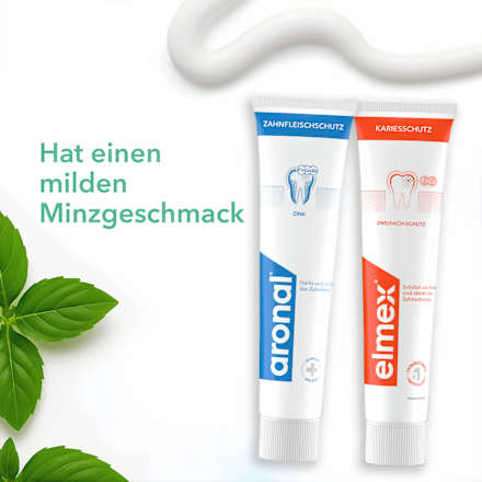 Zahnpasta aronal & elmex Mundhygiene-Set (2 x 75 ml), 150 ml
