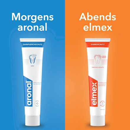Zahnpasta aronal & elmex Mundhygiene-Set (2 x 75 ml), 150 ml