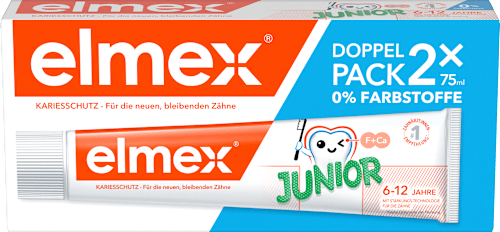 Zahnpasta Kinder Junior 6-12 Jahren (2x75ml), 150 ml