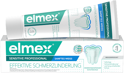 Zahnpasta Sensitive Professional Sanftes Weiss, 75 ml