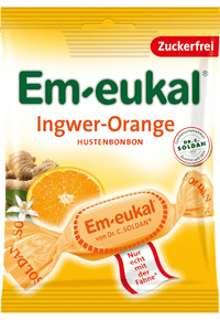 Gember-Sinaasappel snoep, suikervrij, 75 g