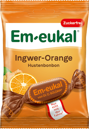 Bonbon, Ingwer-Orange, zuckerfrei, 75 g