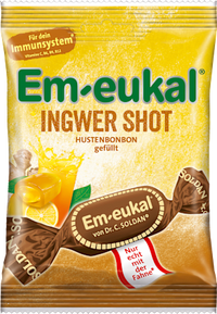 Snoep, gembershot, gevuld, 75 g