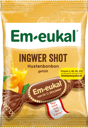 Bonbon, Ingwer Shot, gefüllt, 75 g