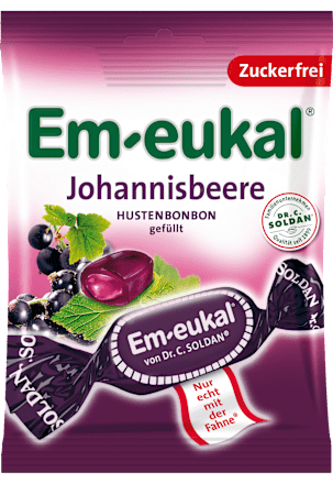 Snoep, krenten, gevuld, suikervrij, 75 g
