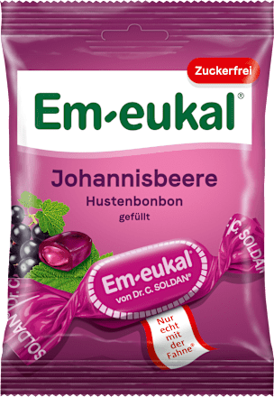 Bonbon, Johannisbeere, gefüllt, zuckerfrei, 75 g