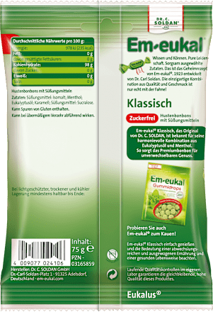 Snoep, Klassiek, suikervrij, 75 g