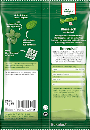Bonbon, Klassisch, zuckerfrei, 75 g