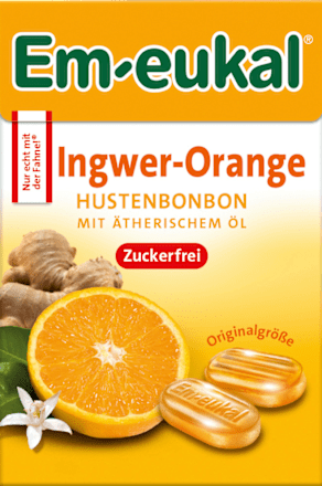Bonbon Minis, Ingwer-Orange, zuckerfrei, 50 g