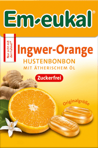 Bonbon Minis, Ingwer-Orange, zuckerfrei, 50 g