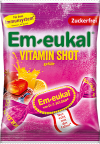Vitamin Shot Candy, gevuld, suikervrij, 75 g