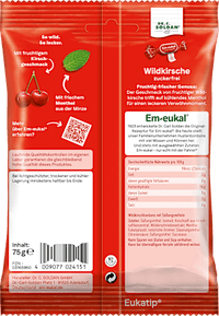 Bonbon, Wildkirsche, zuckerfrei, 75 g