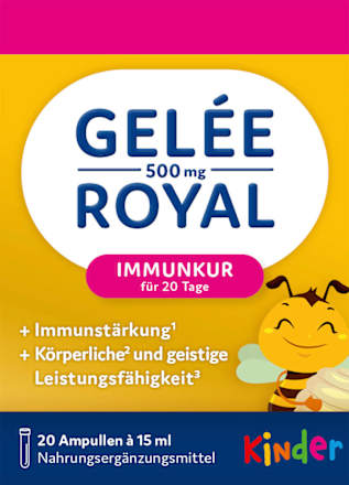 Royal Jelly 500 Kinderampullen Aardbei 20 stuks, 300 ml