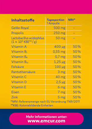 Royal Jelly 500 Kinderampullen Aardbei 20 stuks, 300 ml