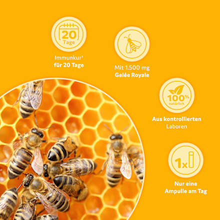 Royal Jelly 500 Kinderampullen Aardbei 20 stuks, 300 ml