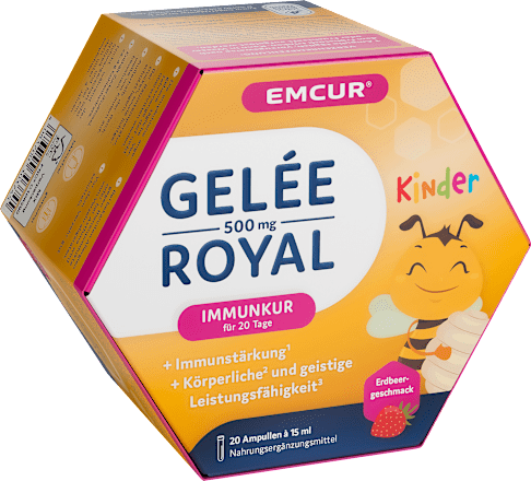 Royal Jelly 500 Kinderampullen Aardbei 20 stuks, 300 ml