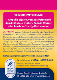 Royal Jelly 500 Kinderampullen Aardbei 20 stuks, 300 ml