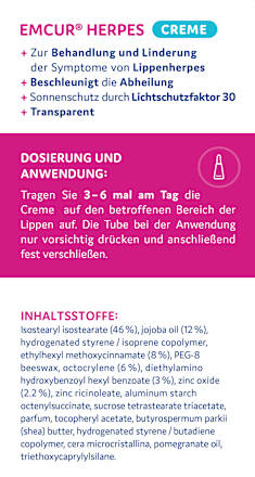 Lippenherpes Creme, 6 ml