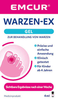 Warzen-Ex Gel, 4 ml EMCUR