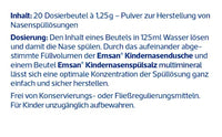 Kinder Nasenspülsalz (20x1,25 g) Beutel, 20 St