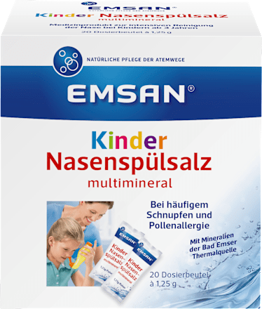 Kinder Nasenspülsalz (20x1,25 g) Beutel, 20 St