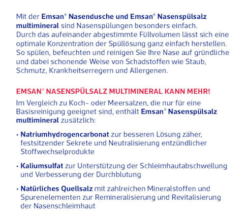 Nasenspülsalz (40x2,5 g) Beutel, 40 St