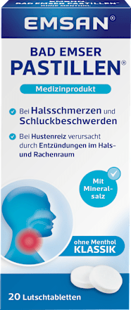 Klassieke keelpastilles zonder menthol, 20 stuks