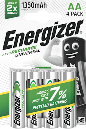 Batterij universeel AA 1350mAH, 4 stuks