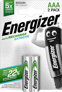 AAA-batterijen, 2 stuks