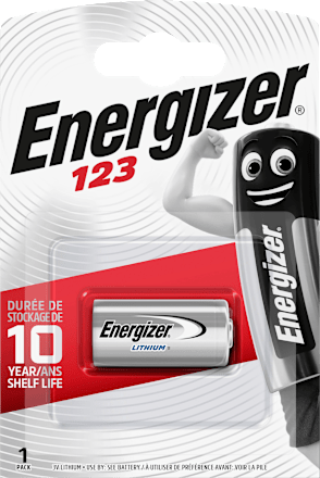 Batterij CR123, 1 st.