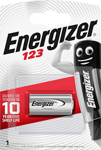Batterij CR123, 1 st.