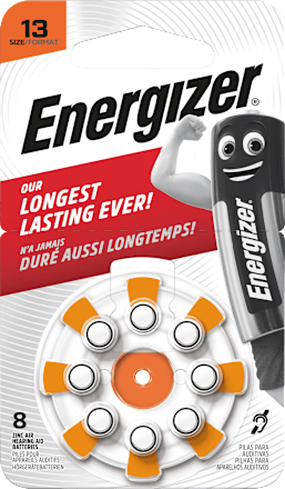 Hoortoestelbatterijen 13, 8 stuks