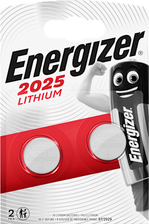 Batterien Knopfzelle CR2025, 2 St Energizer