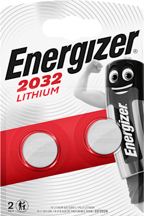 Batterijen knoopcel CR2032, 2 stuks
